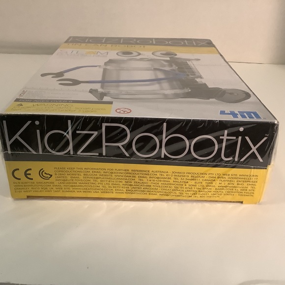 Kids Robotix Tin Can Robot Steam Powered Kids 4M - Picture 11 of 14